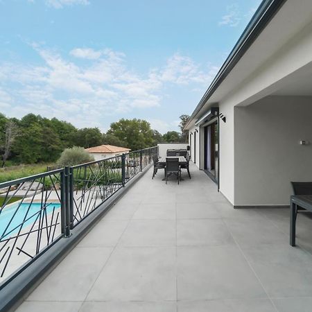 Tres Belle Villa A Ghisonaccia Avec Piscine Chauffee Exterior foto
