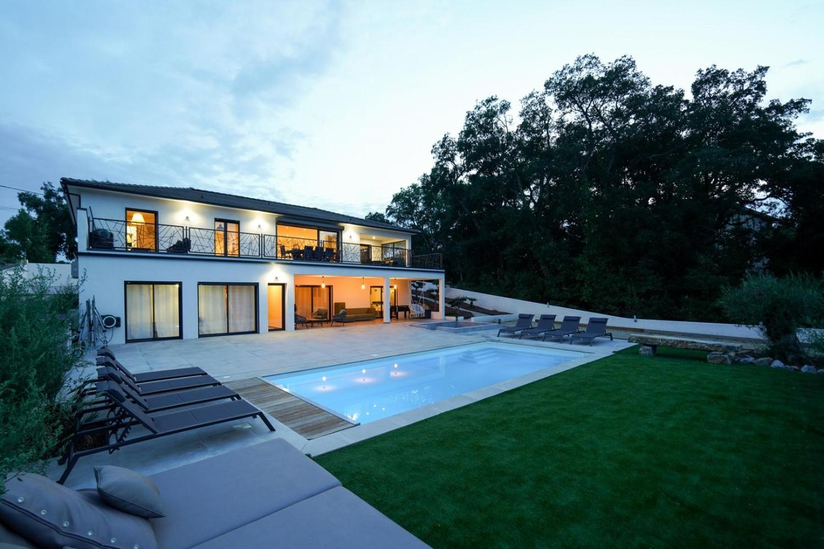 Tres Belle Villa A Ghisonaccia Avec Piscine Chauffee Exterior foto